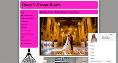 Desktop Screenshot of dianesdreambrides.com